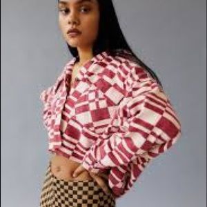 Urban outfitters BDG cropped flannel top